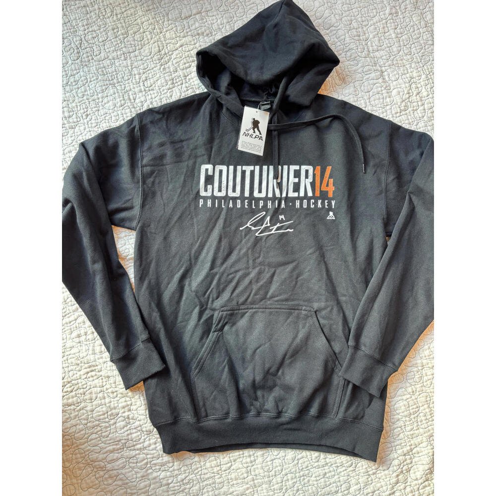 Couturier 14 Philadelphia Hockey‎ Men's Hoodie NHLPA Size Medium #703 [COPY]
